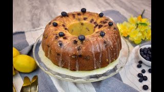 Blueberry Lemon Bundt Cake [upl. by Jerrold]