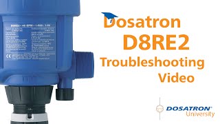 Dosatron D8RE2  40 GPM Troubleshooting Video [upl. by Nickey]