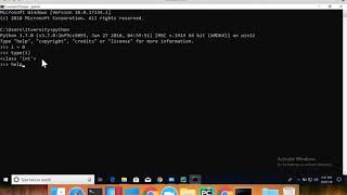 Basic Programming Constructs  02 Python CLI and getting Help [upl. by Saiasi626]