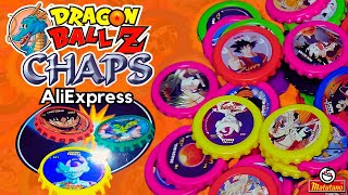 Tazos Tipo Chaps de Dragon Ball Z Coleção de Chaps da Matutano  Réplicas Aliexpress [upl. by Ardnoyek]