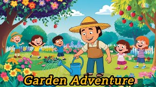 Garden Adventure  English cartoons for kids  English tales  Moral stories Cartoons for kids [upl. by Bruning]