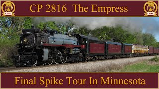 CP 2816 Final Spike Tour in Minnesota 2024 [upl. by Cacka]