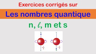 Exercice  Les nombres quantiques atomistiquechimie [upl. by Humphrey]