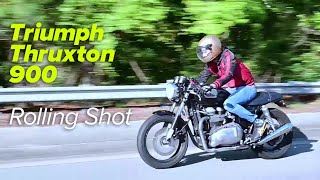 Triumph Thruxton 900 Rolling Shot [upl. by Atikkin231]