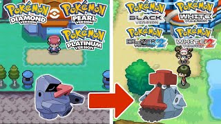 How to evolve NOSEPASS to PROBOPASS in Pokemon Diamond Pearl Platinum Black White Black 2 amp White 2 [upl. by Lewej]