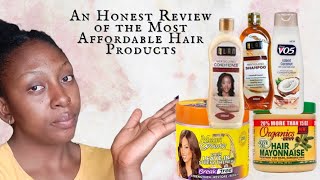 I Used the Most Popular Natural Hair Products amp THIS IS HOW I FEEL  Affordable products in Nigeria [upl. by Ettener]