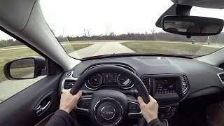 2018 Jeep Compass Sport 4x4  POV First Impressions Binaural Audio [upl. by Bonne]