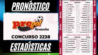 Progol 2238 Análisis Completo Pronóstico Quiniela Sencilla y 5 Dobles SUSCRIBETE¡ [upl. by Kohcztiy]