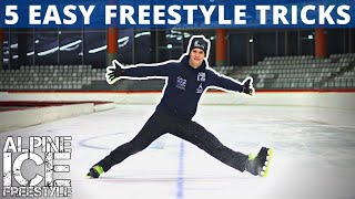 5 Easy Iceskating Tricks to impress your Friends [upl. by Esidnak]