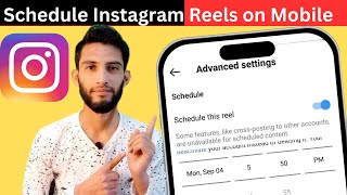 How to schedule instagram posts  How to schedule instagram reels on mobile [upl. by Hedveh]