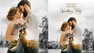 How to edit Wedding photos in Photoshop tutorial [upl. by Einhapets271]