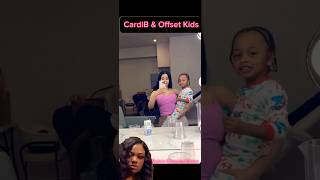 Cardi B amp Offset kids 🧐💙💗 [upl. by Enneillij]