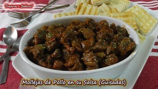 MOLLEJAS DE POLLO EN SU SALSA GUISADAS una delicia muy fácil de hacer [upl. by Elcin792]