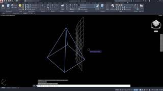 Cut a 3D object  SLICE  AutoCAD Tips in 60 Seconds [upl. by Michey]