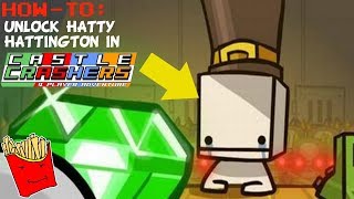 HowTo Unlock Hatty Hattington in Castle Crashers Remastered  Fries101Reviews Fries101Reviews [upl. by Adnih]