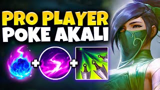 PROS ARE ABUSING THIS POKE AKALI BUILD BEAT COUNTERS [upl. by Ittap]