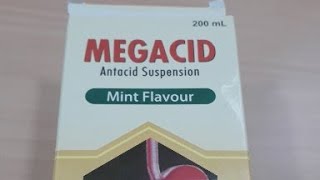 Megacid Mint Flavour Antacid Suspension [upl. by Wes]