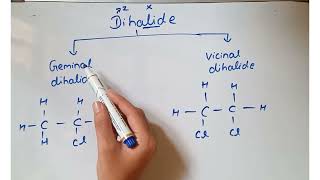 Vicinal dihalide  Geminal dihalide [upl. by Aidroc]