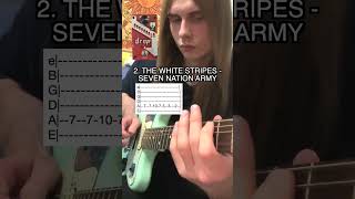 5 Iconic 1 String Guitar Riffs With Tabs [upl. by Eseneg]