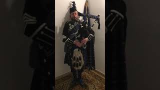 Inno di Mameli  Italian anthem on Scottish bagpipe  cornamusa scozzese in Italia [upl. by Launame]