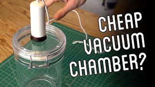 Experimenting with an Inexpensive Vacuum Chamber for Casting [upl. by Ymereg579]