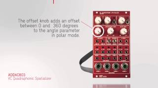 ADDAC803 VC Quadraphonic Spatializer  Part 1 [upl. by Anhej524]