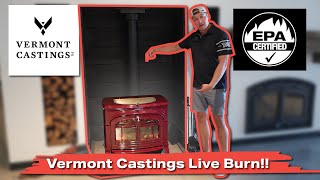 Vermont Castings Wood Stove Review  Which size do you need [upl. by Namrej973]