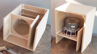 DIY 12 inch Subwoofer Box  BudgetFriendly Build [upl. by Gintz891]