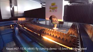 Yawei HLF1530 high speed precision fiber laser cutting machine [upl. by Darnell594]