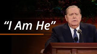 “I Am He”  Jeffrey R Holland  October 2024 General Conference [upl. by Lletnuahs]