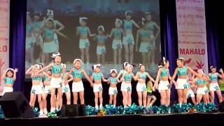 Kawasaki Kids Cheerleading Honolulu Festival 2014 [upl. by Mmada679]