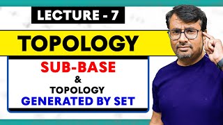 Topology  SubBase amp Topology Generated by Set  Concept and Question by Gp sir [upl. by Aisats]