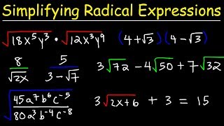 Simplifying Radical Expressions  Practice Problems [upl. by Aubine]