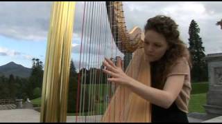 Irish Harpist for weddings and events in Ireland [upl. by Aliakim]