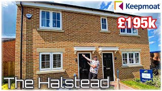 Keepmoat Homes THE HALSTEAD 195k 2 Bed Show Home Tour  Salkeld Meadows Bridlington  New Build UK [upl. by Ekoorb]