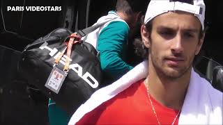 Lorenzo Musetti with fans  Paris 24 may 2024 before Roland Garros French open  Tennis player  mai [upl. by Longan]