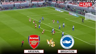 🔴LIVE  ARSENAL vs BRIGHTON I ENGLISH PREMIER LEAGUE 202425 STREAMING I eFOOTBALL PES 21 GAMEPLAY [upl. by Corb]