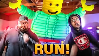 LEGO Man is ALIVE 🎵 The Hip Hop Musical Escape from FNAF Lego Arcade  FV Family [upl. by Jakie]