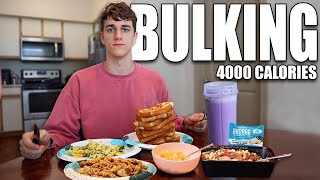 4000 Calorie Full Day of Eating  BULKING Meal Prep [upl. by Sibylla412]