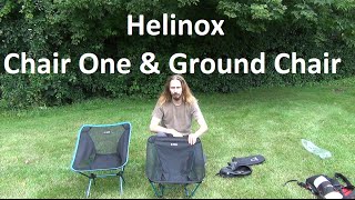 Helinox Chair One amp Ground Chair Review [upl. by Legnaros564]