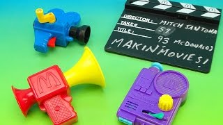 MCDONALDS MAKIN MOVIES 1993 HAPPY MEAL COLLECTION [upl. by Eliathan]