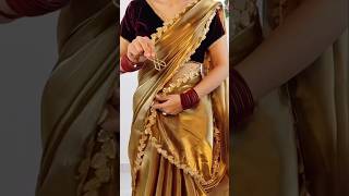 Jimmy choo saree draping style amp stepsday11365sareedraping sareedraping [upl. by Haisej]