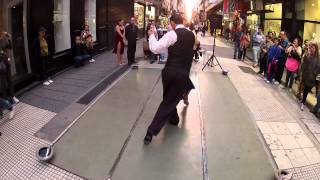 Incredible Tango  Florida amp Lavalle Street Dancers in Buenos Aires [upl. by Anneirb]