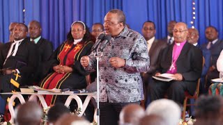 SIMBA NI SIMBA Listen to former President Uhuru Kenyattas remarks in Nyeri today [upl. by Jannelle]