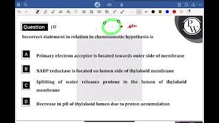 Incorrect statement in relation to chemiosmotic hypothesis is [upl. by Mrots]