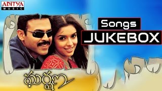 Gharshana Telugu Movie Full Songs  Jukebox  VenkateshAasin [upl. by Dolphin]