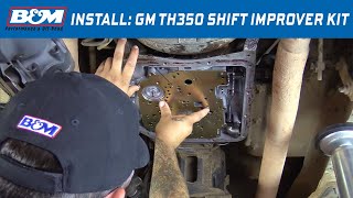 Install BampM Shift Improver Kit 30262 for 196881 GM TH350 Automatic Transmissions [upl. by Sadonia695]