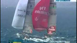 part38 32 Americas Cup Alinghi vs New Zeland 030707 La7 [upl. by Ainar]