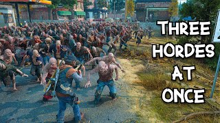 DAYS GONE  1000 Freakers in Shermans Camp 999 Horde Everywhere Mod PC [upl. by Farand]