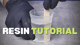 How to use Epoxy Resin For Beginners Resin Tutorial  RESIN ART [upl. by Ydak]